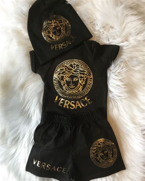 versace baby set|versace baby clothing.